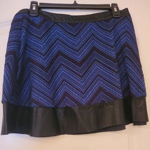 Candies blue and black zig zag skirt - 11